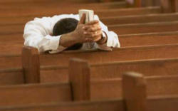 Image of Lent is a time of both abstaining from some things while incorporating others. We may stop eating candy or sodas and start attending daily mass. Perhaps one truly helpful decision we could make this Lent would be to grant equal time to hearing and receiving the hope of the Gospel as we give to the latest reports on the decline of the economy.