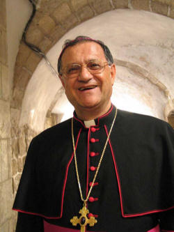 Image of Archbishop Twal concluded his meditation, affirming that the adventure now continues, or rather, it now begins again, all new! 