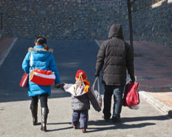 Image of The government mandated Chinese family. 