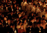 Image of He has been raised and the Light dispels the darkness