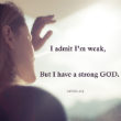 I have a strong God Image of I have a strong God