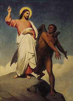 Jesus was tempted in the desert