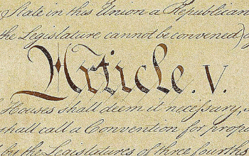 Article V is a safety measure that allows the states to amend the Constitution if the federal government won't.