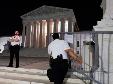 Image of Public pressure could provoke the justices to change their decision. 