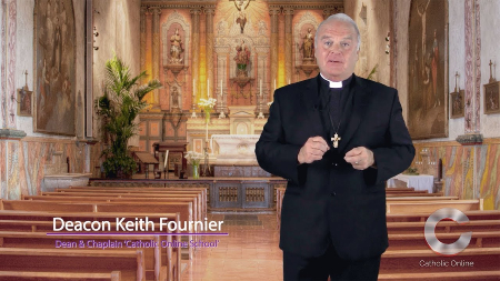 Image of Free Catholic education includes courses like the Daily Readings with Deacon Keith Fournier. 