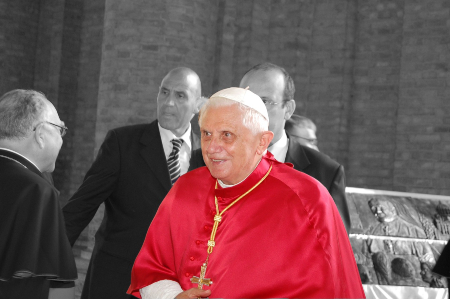 Image of Pope Benedict's pectoral cross, shown here, has been stolen. 