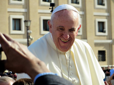 Image of Pope Francis will soon be back at work, according to the Vatican. 