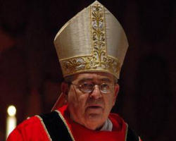 Image of Justin Cardinal Rigali, of Philadelphia, Chairman, Committee for Pro-Life Activities United States Conference of Catholic Bishops.
