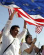 Image of Illegal immigrants continues to cross the U.S. border.q