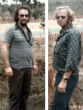 Image of Clarence (l.) and John Anglin (r.) escaped from Alcatraz in 1962. Investigators believed they died in their escape attempt, but this photo allegedly shows them alive and well in Brazil in 1975 (Anglin Family Archives/HISTORY).