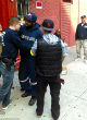 Image of Glen Grays was arrested for the crime of yelling at a plainclothes NYPD officer who nearly ran him over. The NYPD is conducting an internal investigation. 