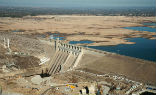 Image of Folsom Lake was entirely drained during the drought that ravaged California. That drought is now believed to have been caused by human-induced global warming. 