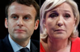 Image of Emmanuel Macron and Marine Le Pen will face a final election on May 7. 