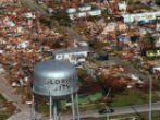 Image of Damage from Hurricane Andrew in 1992. 