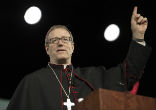 Image of Bishop Barron is known for his YouTube videos and his work in evangelization. 