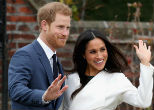 Image of Prince Harry and Meghan Markel. 