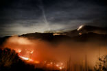 Image of The Thomas Fire has become one of California's largest fires in history. 