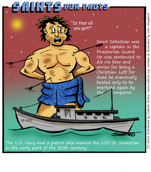Saints Fun Facts for St. Sebastian